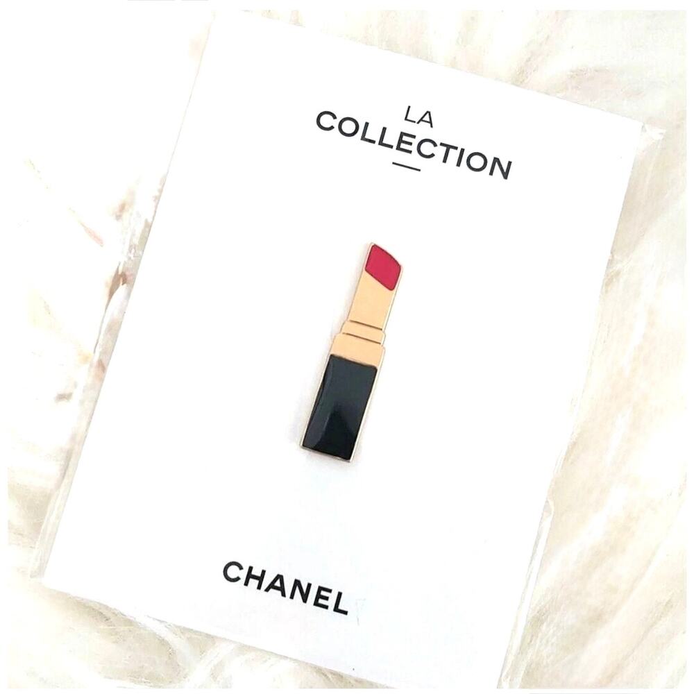 CHANEL Chanel La Collection pin badge lip coco rouge Accessory Limited